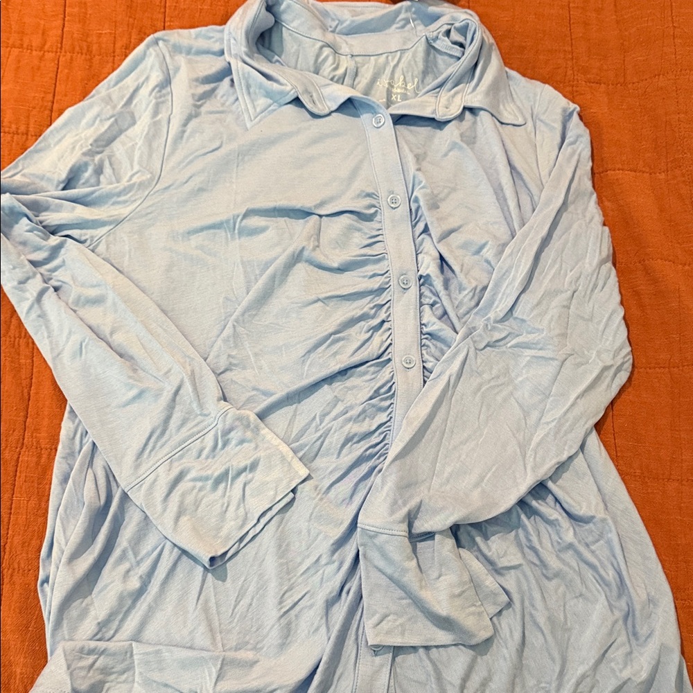 Ingrid & Isabel Soft Blue Casual Top Maternity